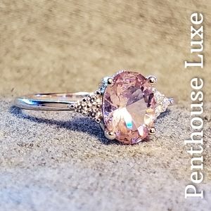 Penthouse Luxe Pink and Silver Ring